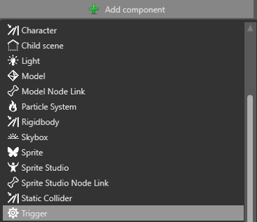 Add script component to entity